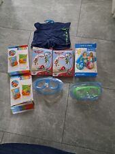 Zwillinge Schwimmflügel Schwimmreif Ball Brillen Badehose