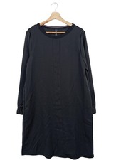 MARC CAIN Langarmkleid Damen Kleid Gr. DE 40 schwarz Party-Look