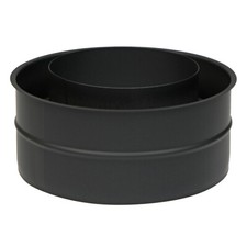 Doppelwandfutter für doppelwandige Rauchrohre Coltherm 150 mm, Schwarz