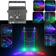 1000mW RGB DMX Lasershow World ILDA Bühnenlicht Animation Laser Lichteffekte DJ