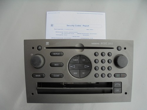 Opel vectra signum - signum, radio