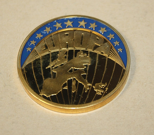 Medaille europa ecu stier - europa,