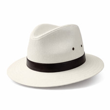 Herren baumwolle fedora panama - baumwolle,