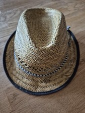 Hut Strohhut Sommerhut beige hellbraun Gr 128/134