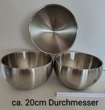 3 Doppelwandige Edelstahl
