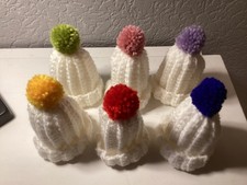 Set 6x Eierwärmer  Mütze