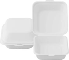 Biologisch abbaubar & kompostierbar Bagasse Burgerboxen - umweltfreundlich **Menge wählen**
