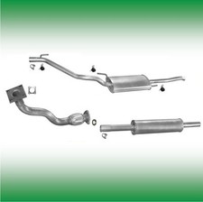 VW VENTO 1.8 55 KW 1993-1995 Auspuff Komplett Abgasanlage Hosenrohr 0876