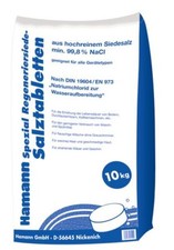 Hamann Salztabletten 10 kg Wasserenthärtungsanlagen Siedesalz Filteranlagen 