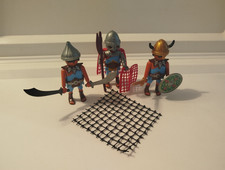 Playmobil 3 Gladiatoren Römer Konvolut Ersatzteile Waffen Asterix Soldaten 