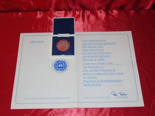 Jahre philatelie kulturbund - 30,