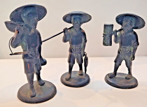 Asiatische figuren bronze - figuren,