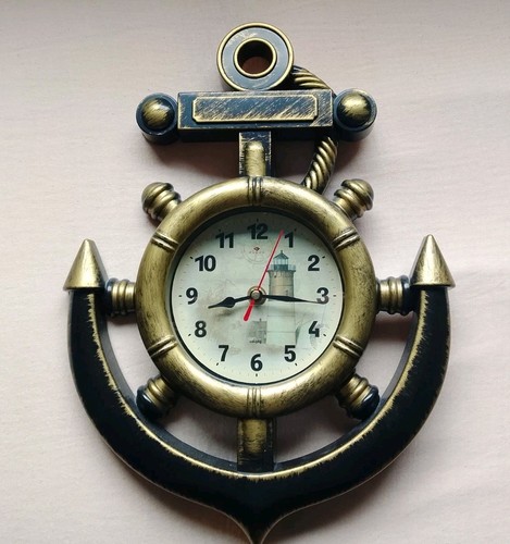 Wanduhr maritim uhr anker - maritim,
