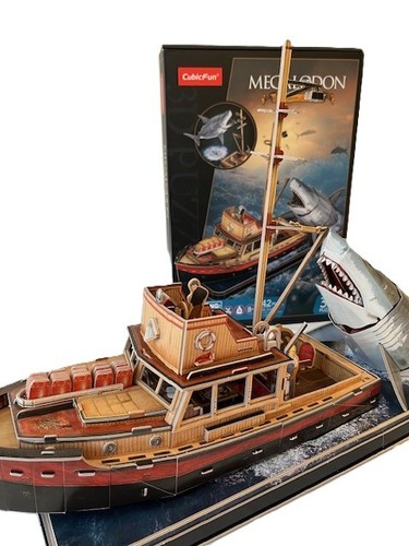 Puzzle megalodon - 3d,