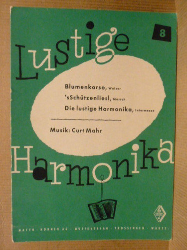 Musiknoten lustige harmonika - ",