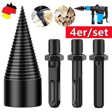 42mm Bohrkegel Holzspalter Schraube Kegel Holz Für Bohrmaschine Mit 3 Bohrgriffe