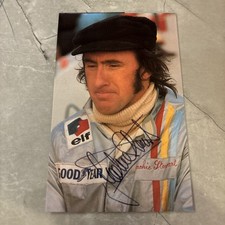 Jackie Stewart signed