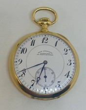 Paul Ditisheim große 750/Gold Taschenuhr
