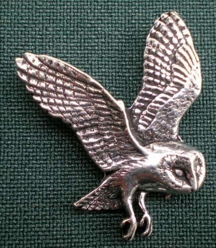 Schleiereule anstecknadel pin - schleiereule,