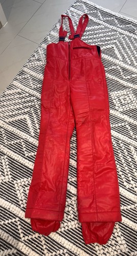 Skilatzhose rot nylon vintage - rot,