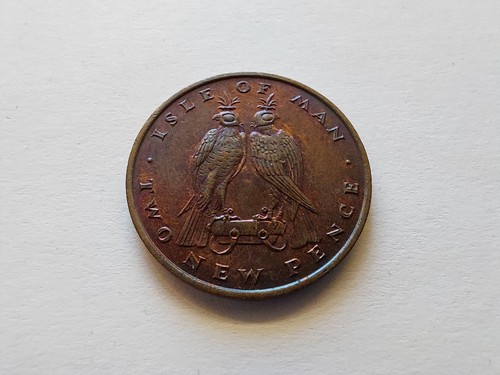 Isle man new pence 1975 - man,