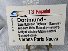 Zuglaufschild EC 13 Paganini -