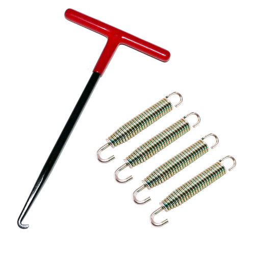 Auspufffeder set 75mm für - auspufffeder,