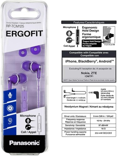 Panasonic ergofit earbud - ergofit,
