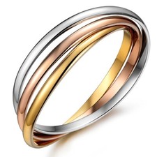 Edelstahl tricolor damen - edelstahl,