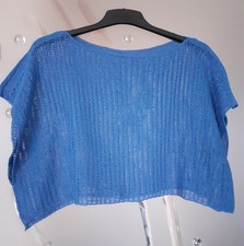 Damen -  Mädchen - Pullunder - Pullover - royalblau - Gr. S/M - neu