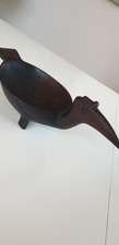 Holz Deko; Accessoire Vogel Löffelstrandläufer; Nashornvogel Original aus Thaila