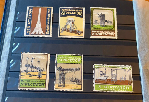 Reklamemarken - 6x,