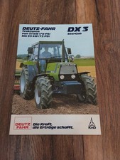 Original Prospekt Deutz Fahr DX 3 StarCab von 70 PS bis 75 PS Traktor Schlepper