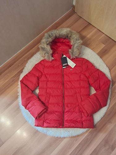 Tommy jeans daunenjacke rot - jeans,
