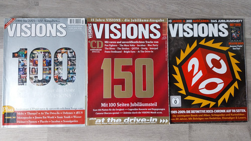 Visions musikzeitschrift - x,