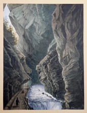 Aquarell Original F. Böcker