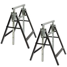 2 Stück Metall Klappbock Unterstellbock Gerüstbock Stützbock höhenverstellbar