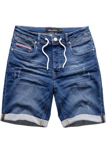Herren jeans short - short, männer