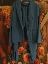 Anzug Set Blazer & Hose Blau