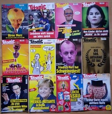 24x Titanic 2014 - 2021 Satiremagazin endgültig Jahrgang komplett Zeitschrift