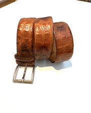 Zegna Gürtel Krokoprägung