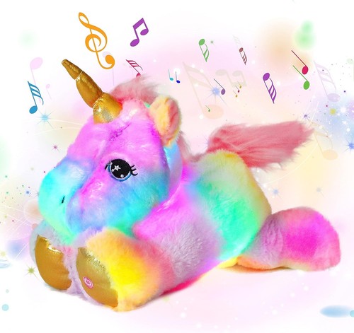 Niedliches einhorn plüschtier - niedliches,