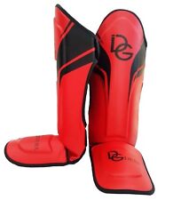 Deba Schienbeinschoner Leder Schienbeinschutz MMA Boxen Kampfsport Kickboxen DE