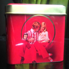 Eckes Edelkirsch Blechdose Deckel- Dose Aufbewahrung Vintage um 1970