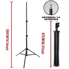2m Stativ Lichtstativ Lampestativ Ständer für Studio Foto Blitzlicht Softbox DHL