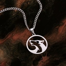 Halskette Wolf Anhänger|