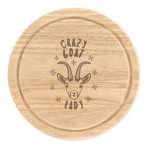 Crazy goat lady sterne rundes - crazy,