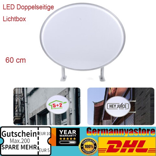 60cm led leuchtkasten rund - leuchtkasten,