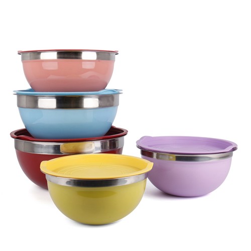 Edelstahl rührschüssel set - set, 5