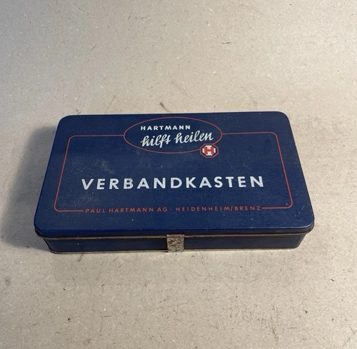 Vintage metall verbandskasten - metall,